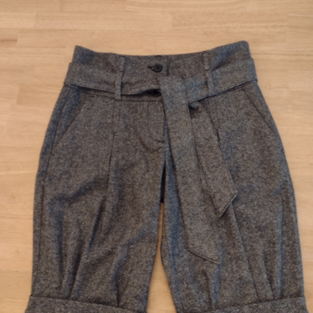 United Colors Of Benetton Gray Belted Bermudas